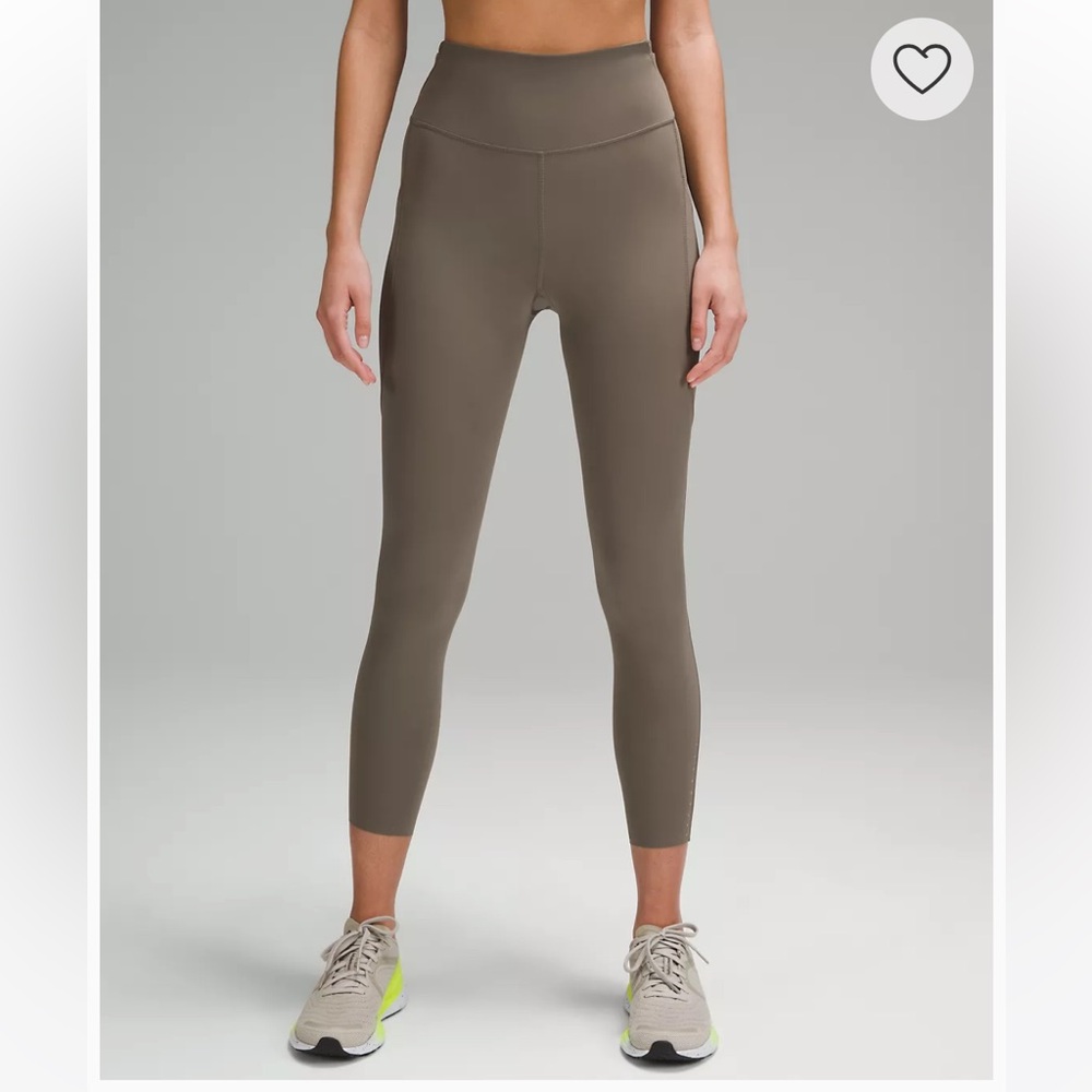 NWOT lululemon Nulux 5- Pocket HR Run Tight 25" Sold out!!